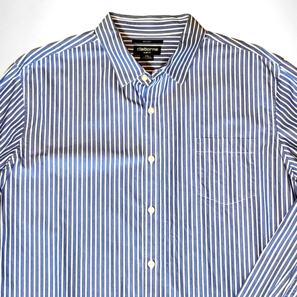 Claiborne Slim Fit Men's Button Shirt - Picture 2 of 5